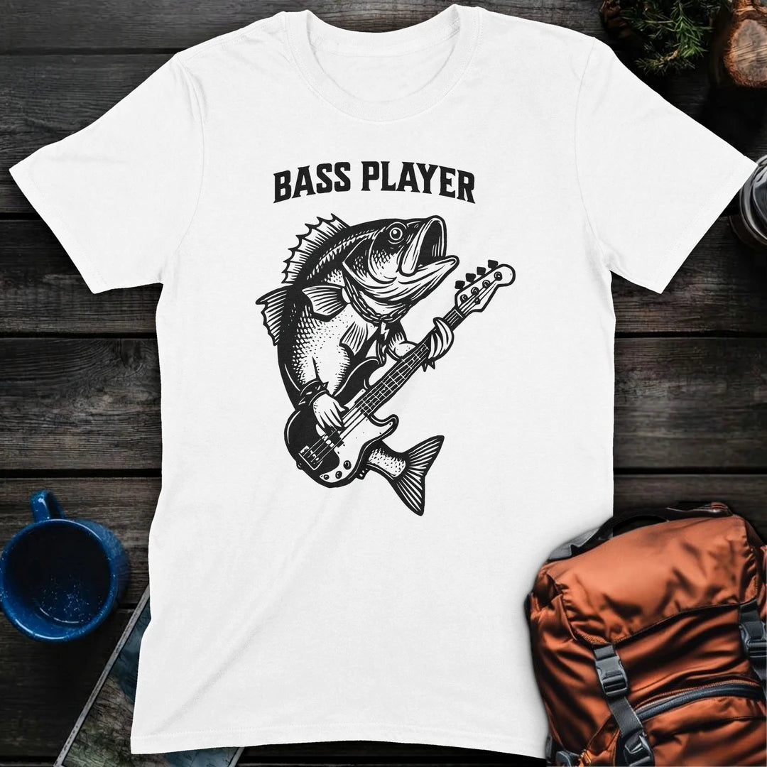 Bass Player - White