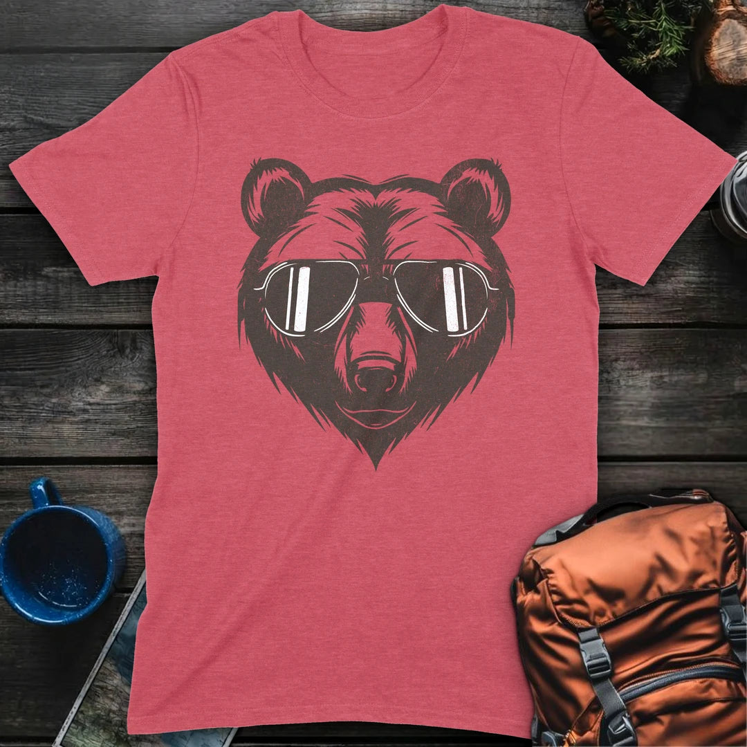 Bear Cool Vintage - Heather Red