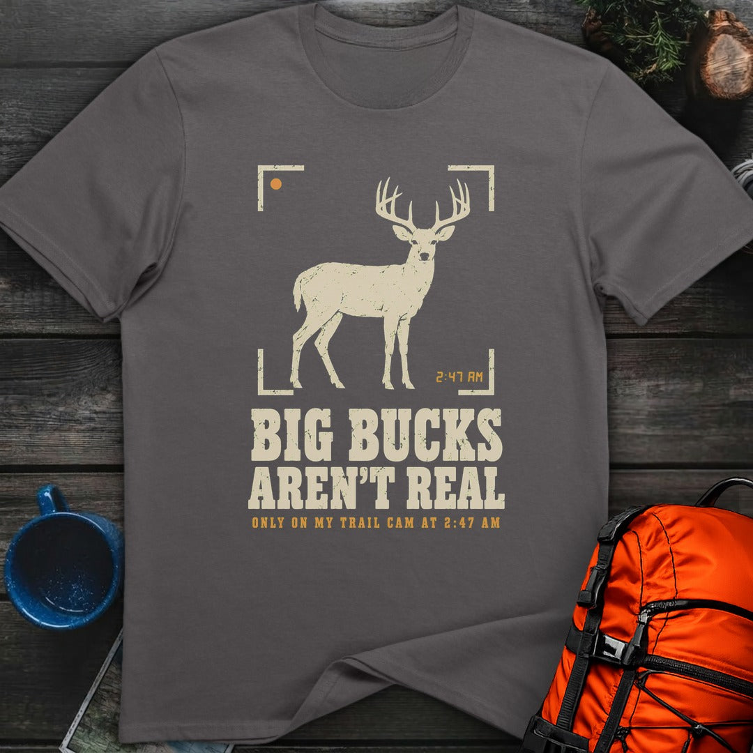 Big Bucks Aren't Real - Charcoal