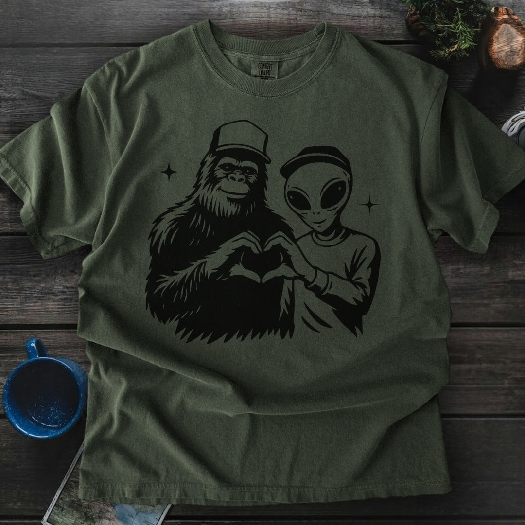 Bigfoot and Alien - Moss