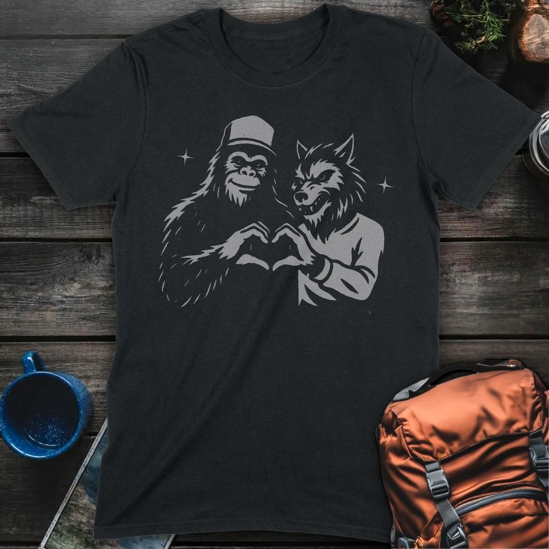Bigfoot and Werewolf - Black