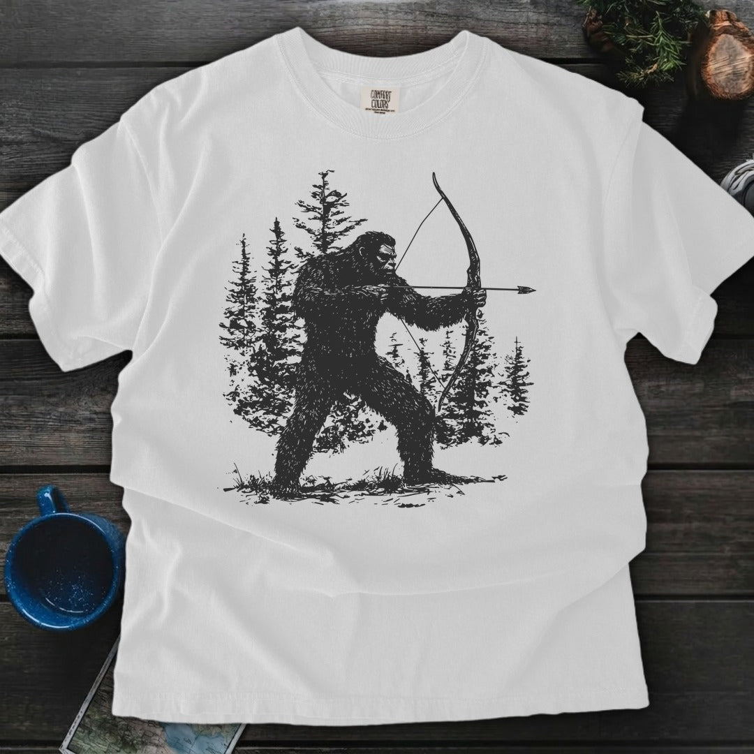 Bigfoot Bow Hunter - White