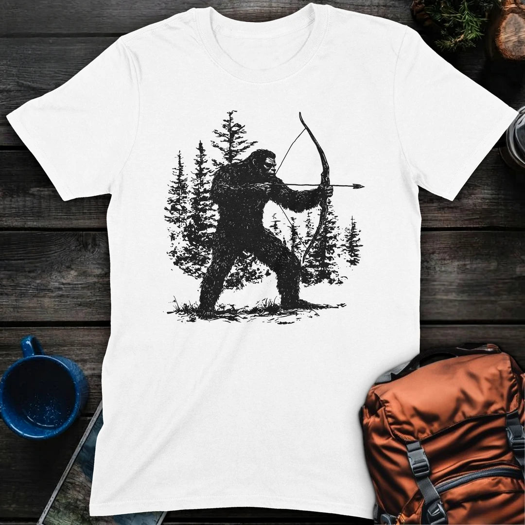 Bigfoot Bow Hunter - White