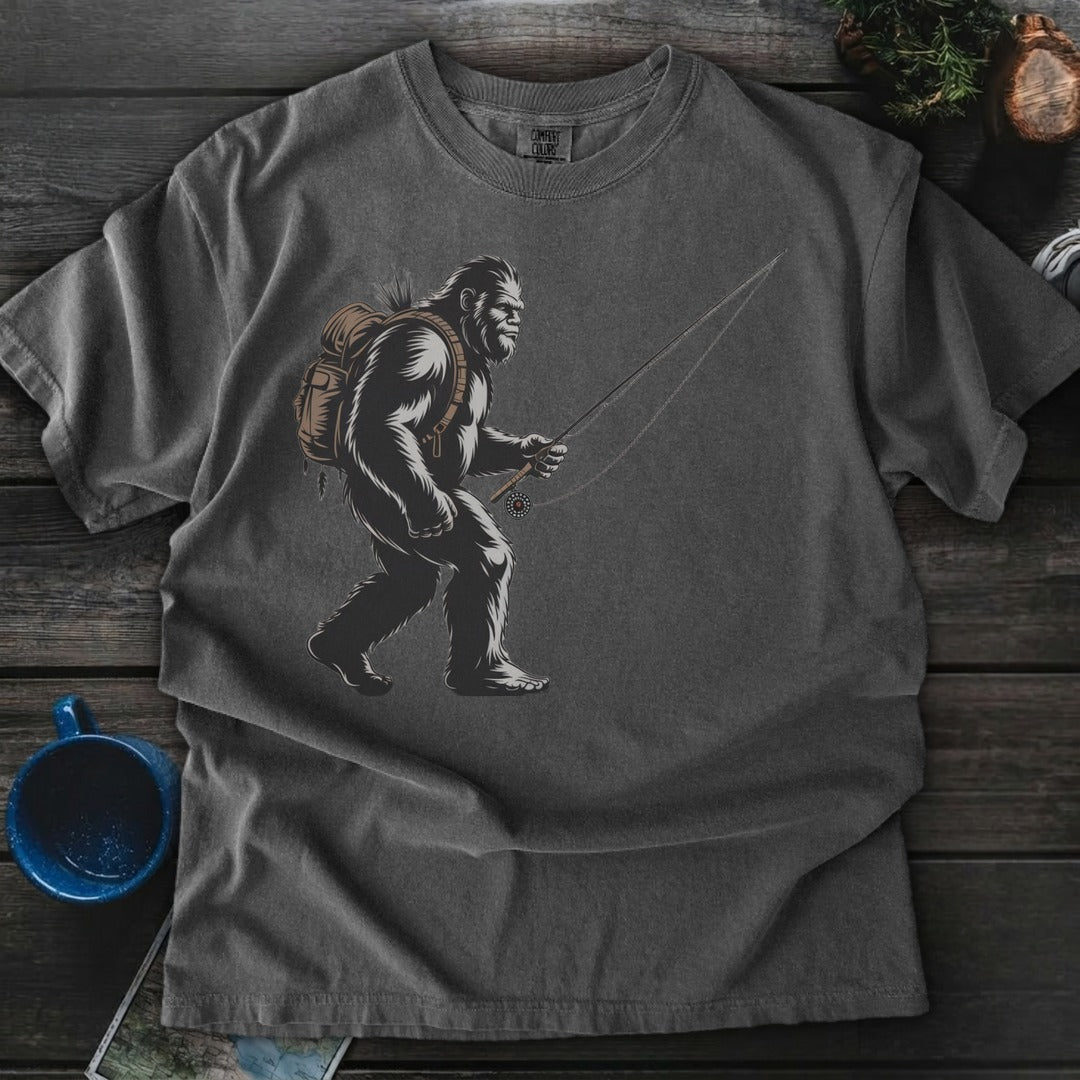 Bigfoot Fly Fisherman - Grey