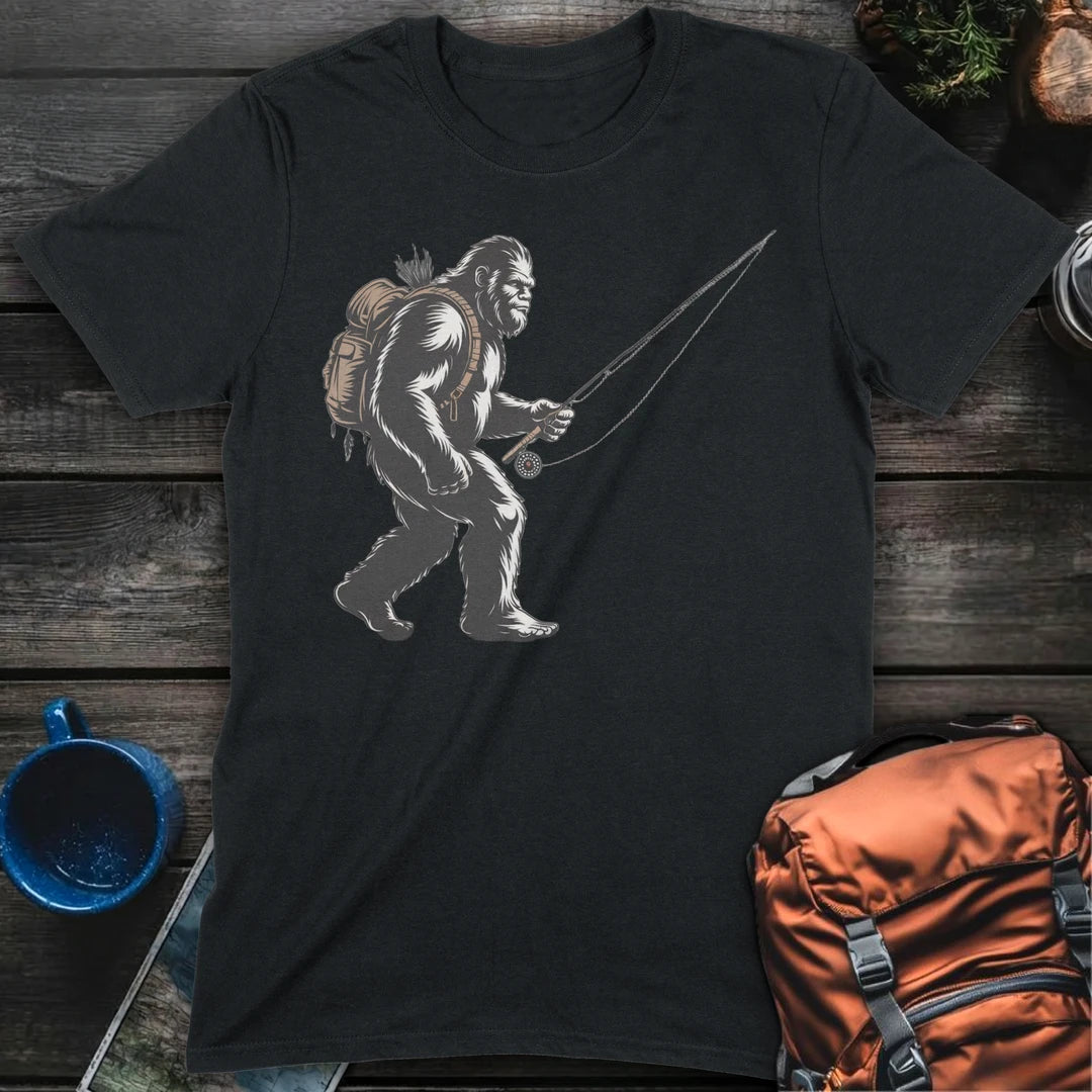 Bigfoot Fly Fisherman - Black