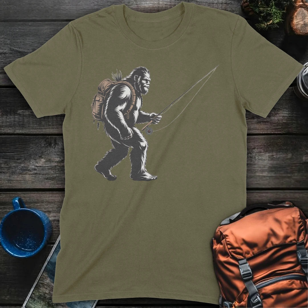 Bigfoot Fly Fisherman - Military Green
