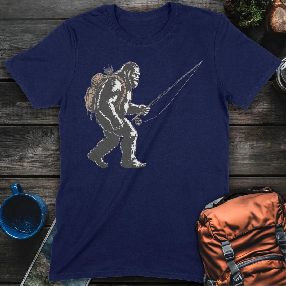 Bigfoot Fly Fisherman - Navy