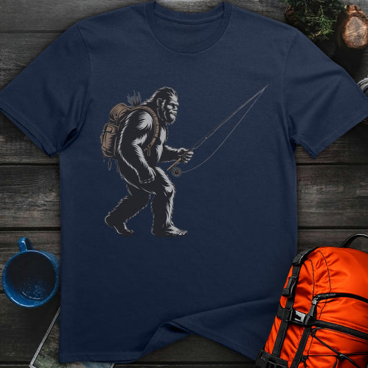Bigfoot Fly Fisherman - Navy