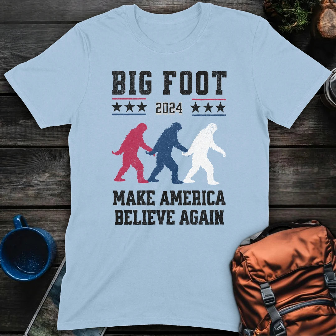 Bigfoot For President Vintage - Light Blue