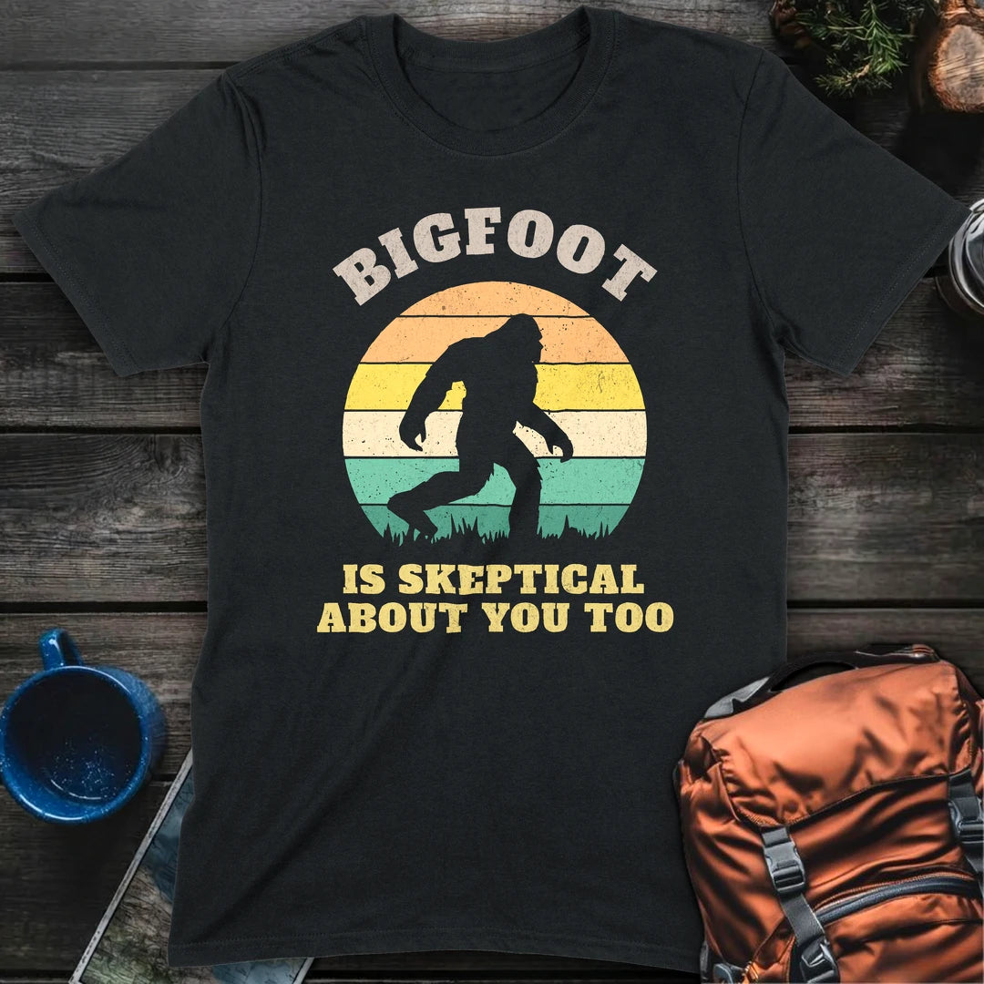 Bigfoot Is Skeptical of You Vintage - Black