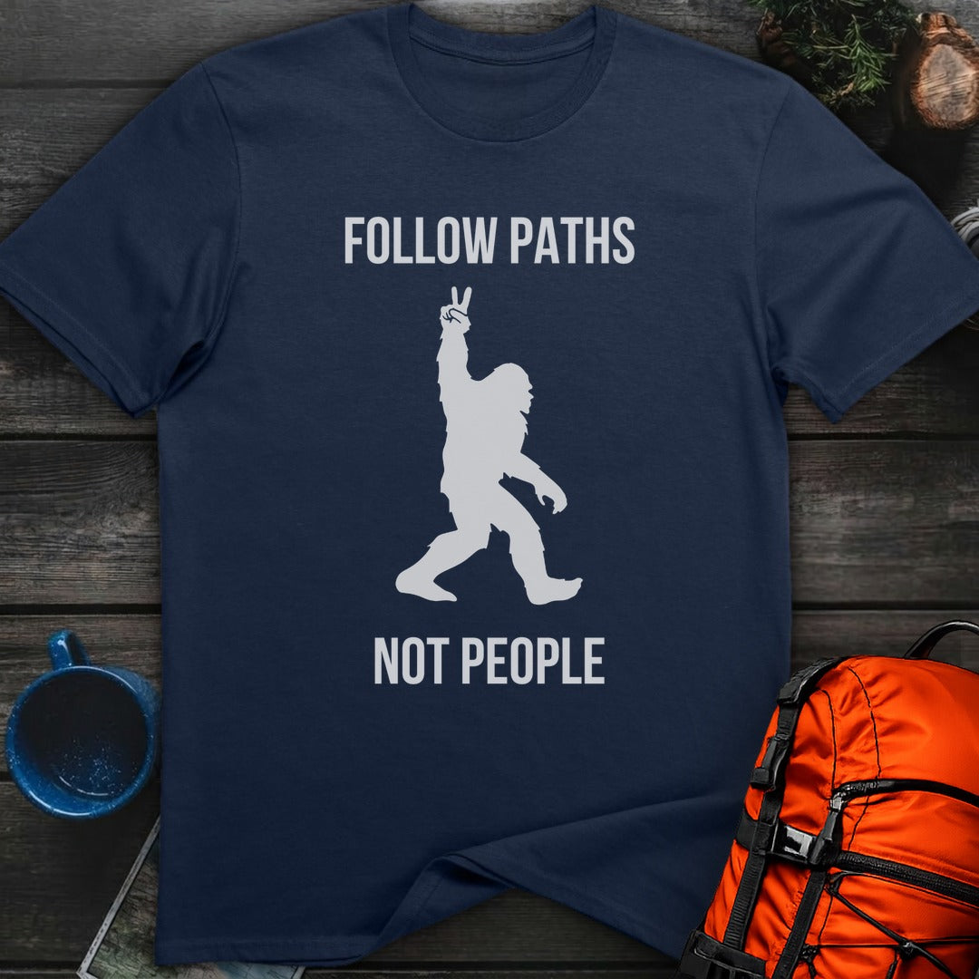 Bigfoot Paths Not People - Navy