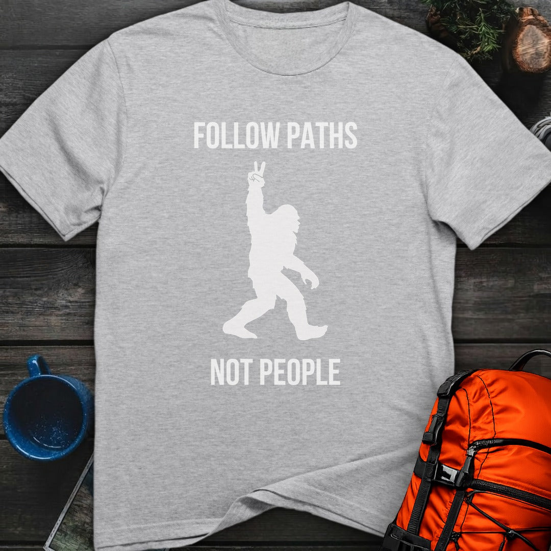 Bigfoot Paths Not People - Sport Grey
