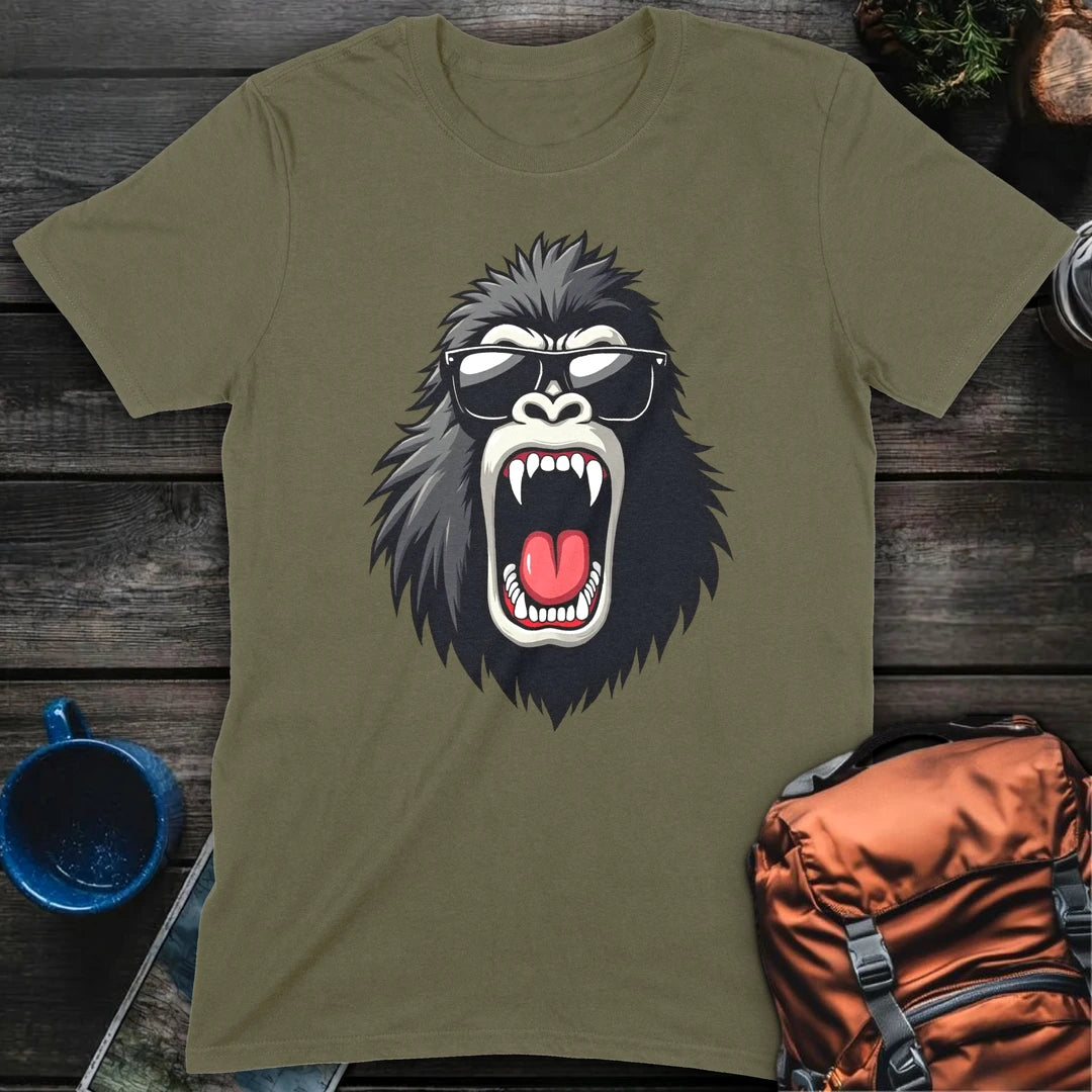 Bigfoot Scream - Military Green