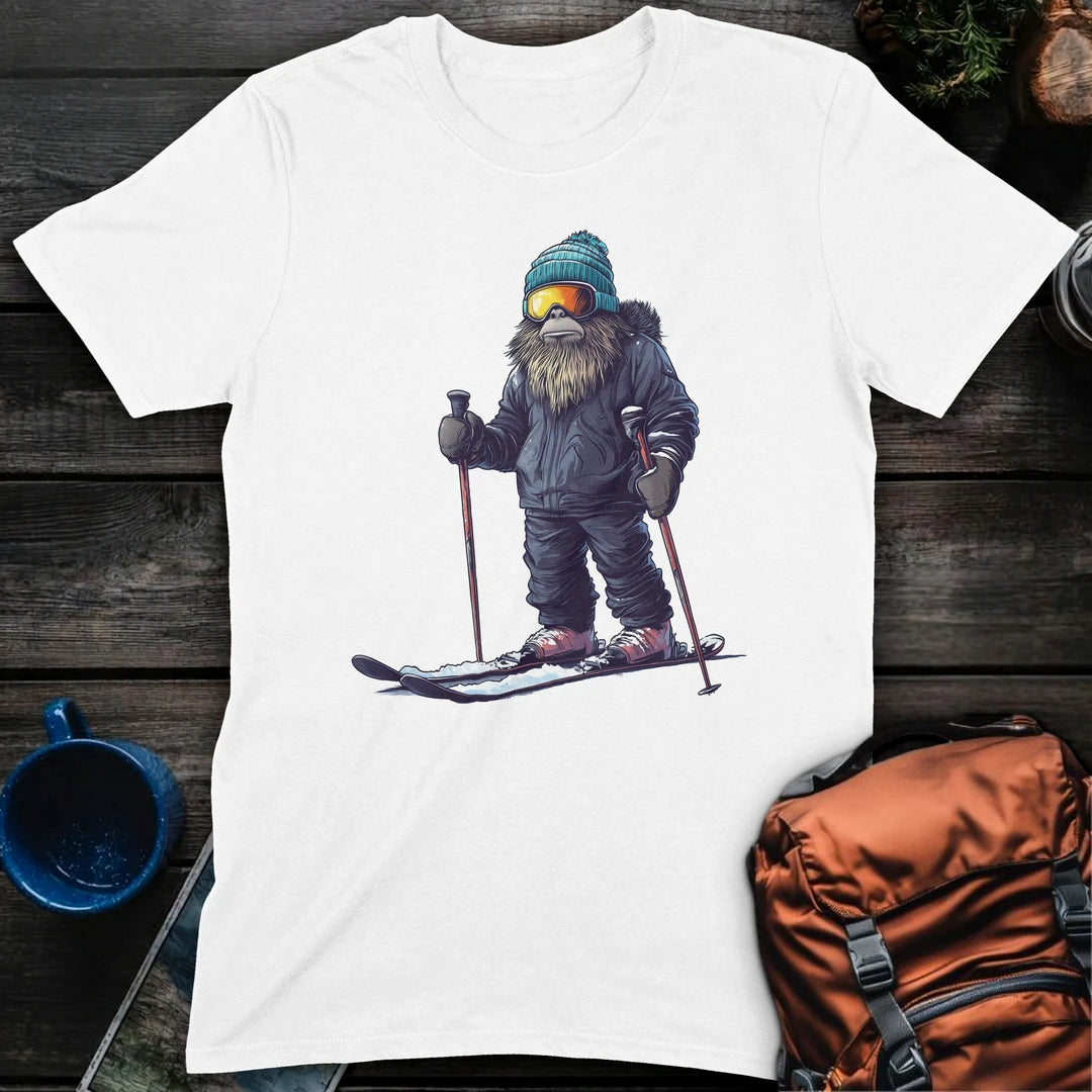 Bigfoot Skier - White