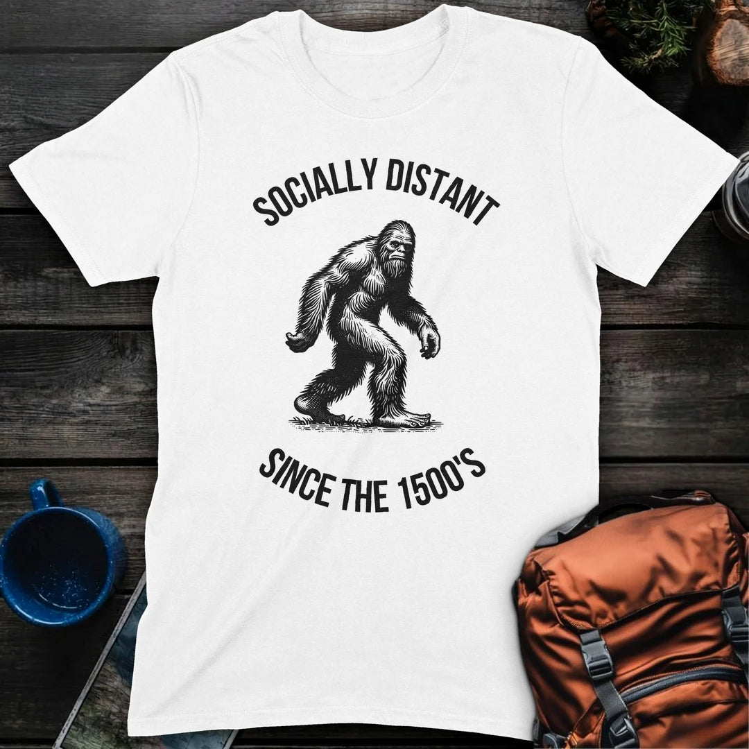Bigfoot Socially Distant Since the 1500s - White