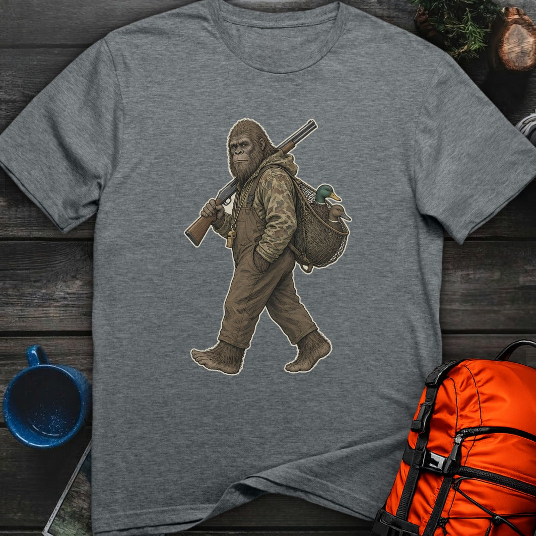 Bigfoot the Duck Hunter - Dark Heather