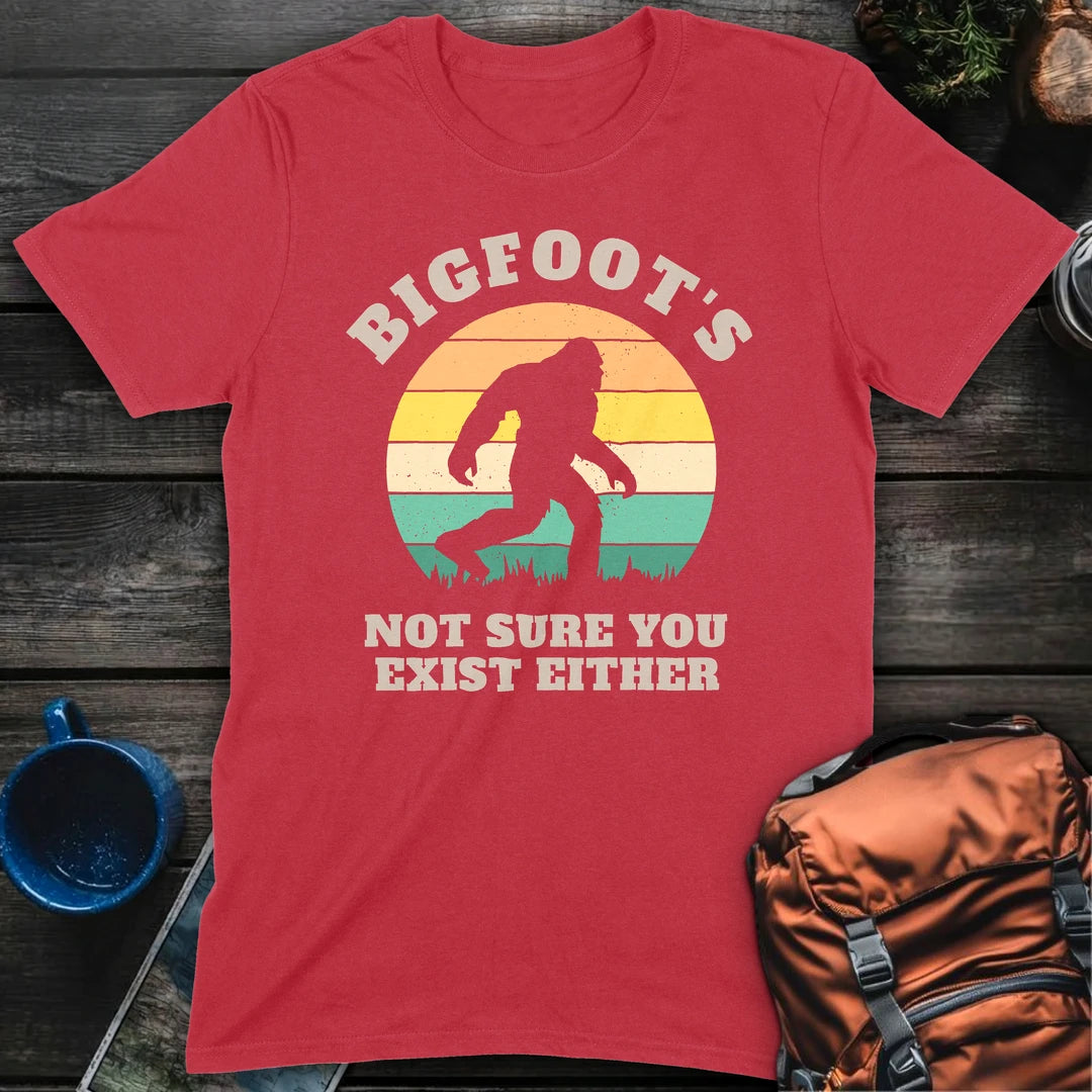 Bigfoots Not Sure You Exist Either - Red