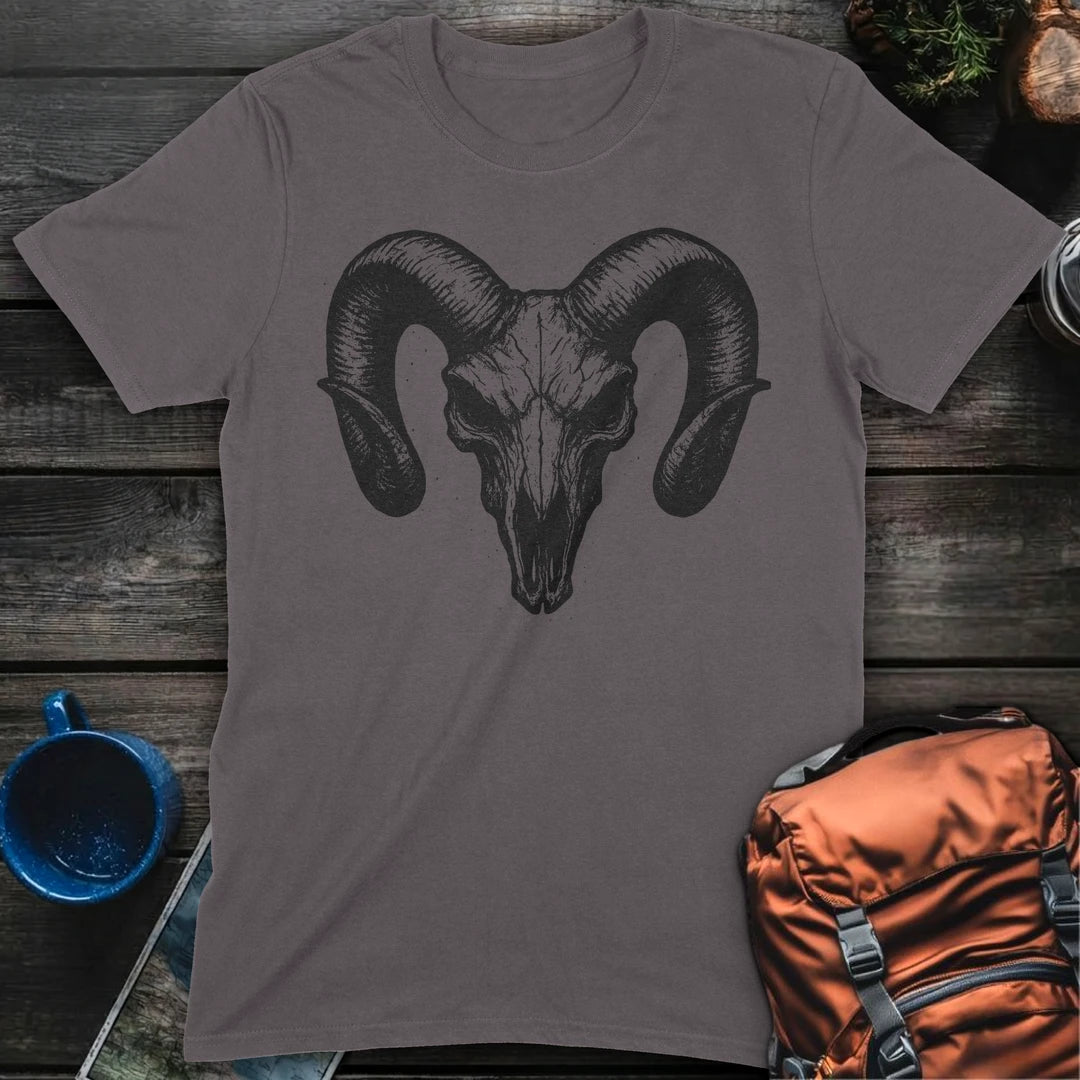 Bighorn Skull - Charcoal
