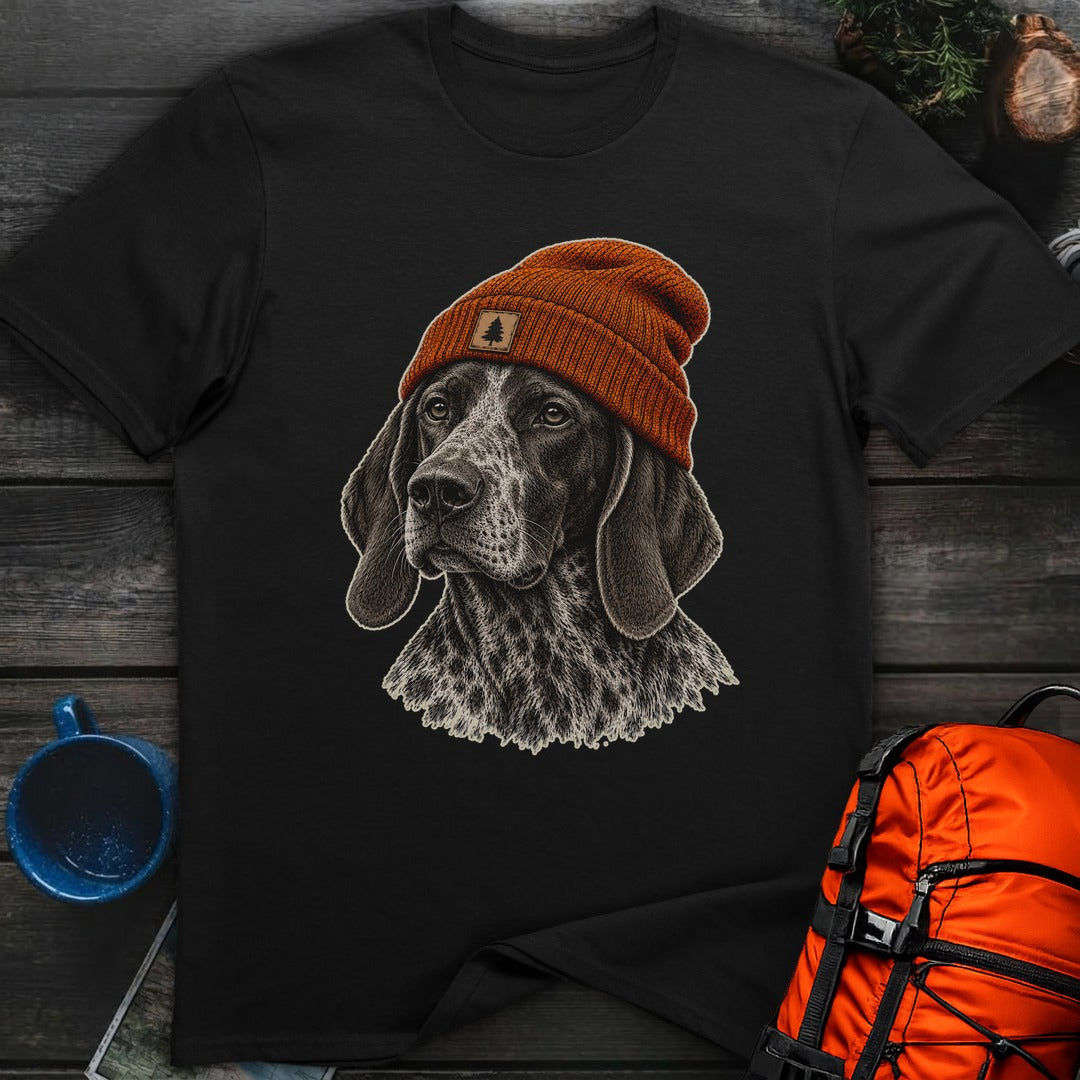 Bird Dog in a Beanie - Black