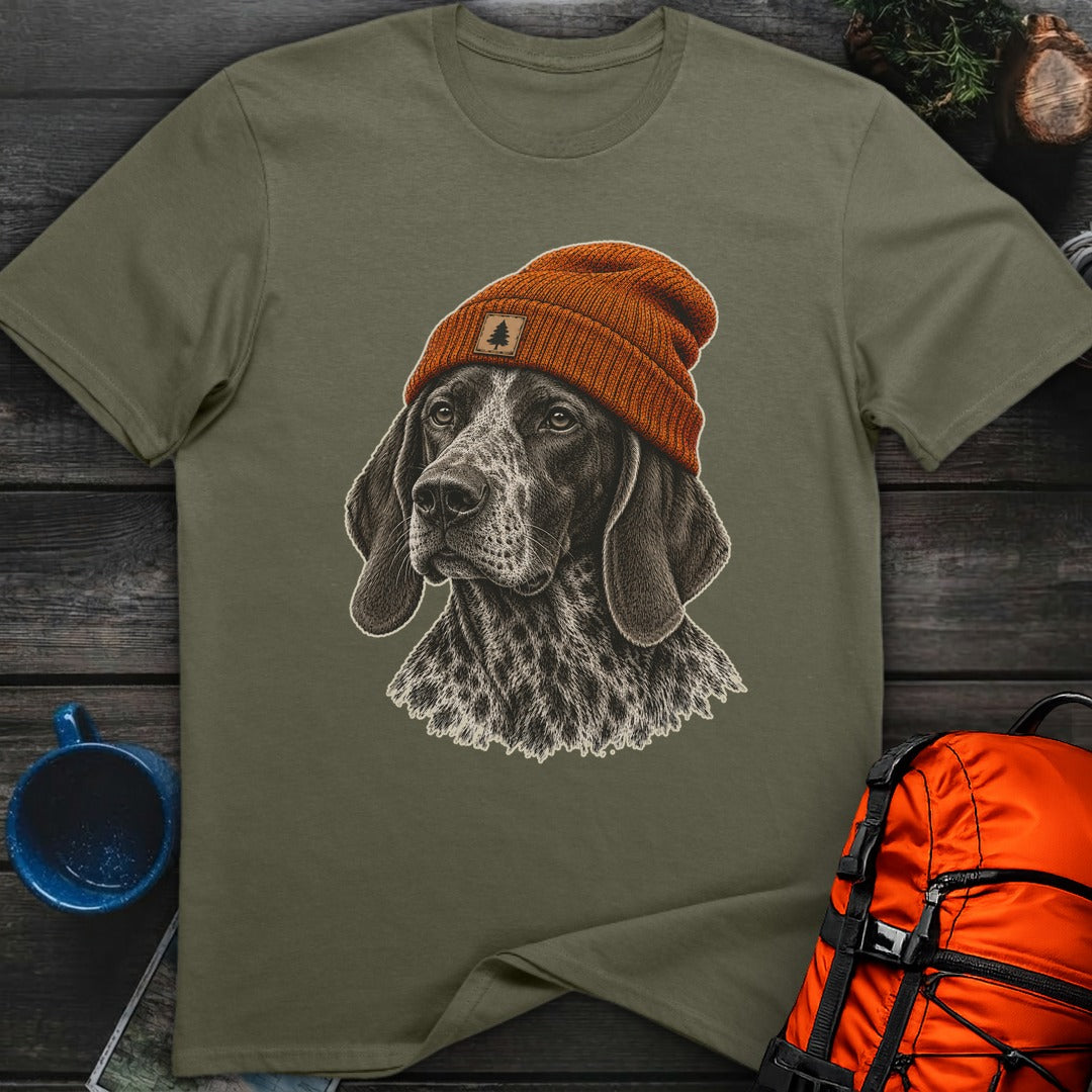 Bird Dog in a Beanie - Military Green
