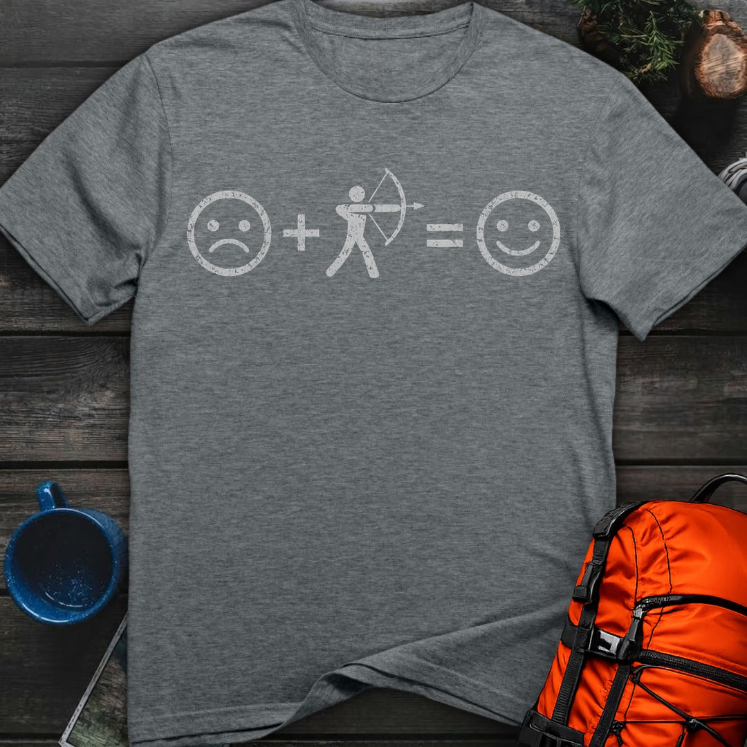 Bow Equals Happy - Dark Heather