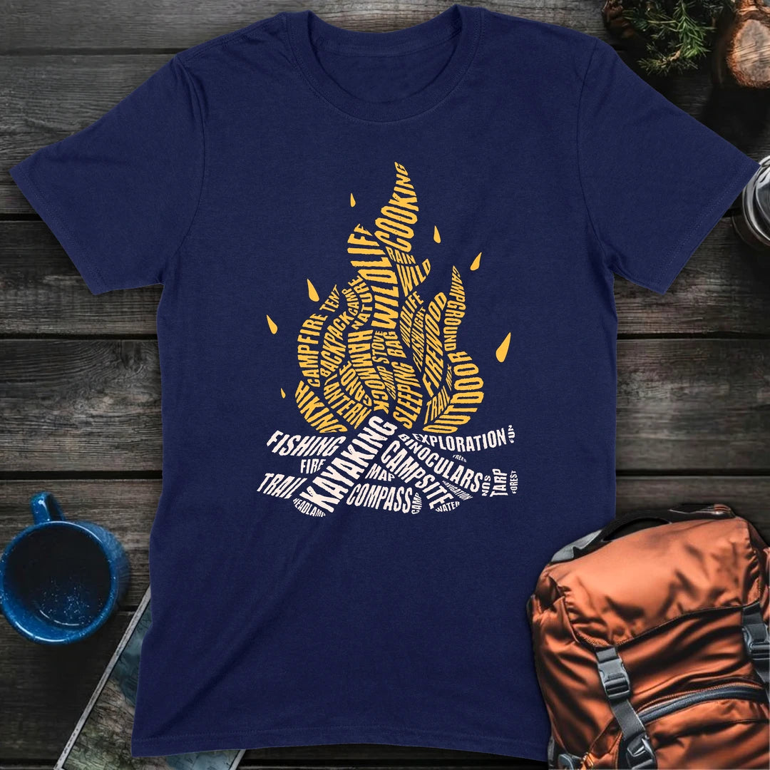 Campfire Words - Navy