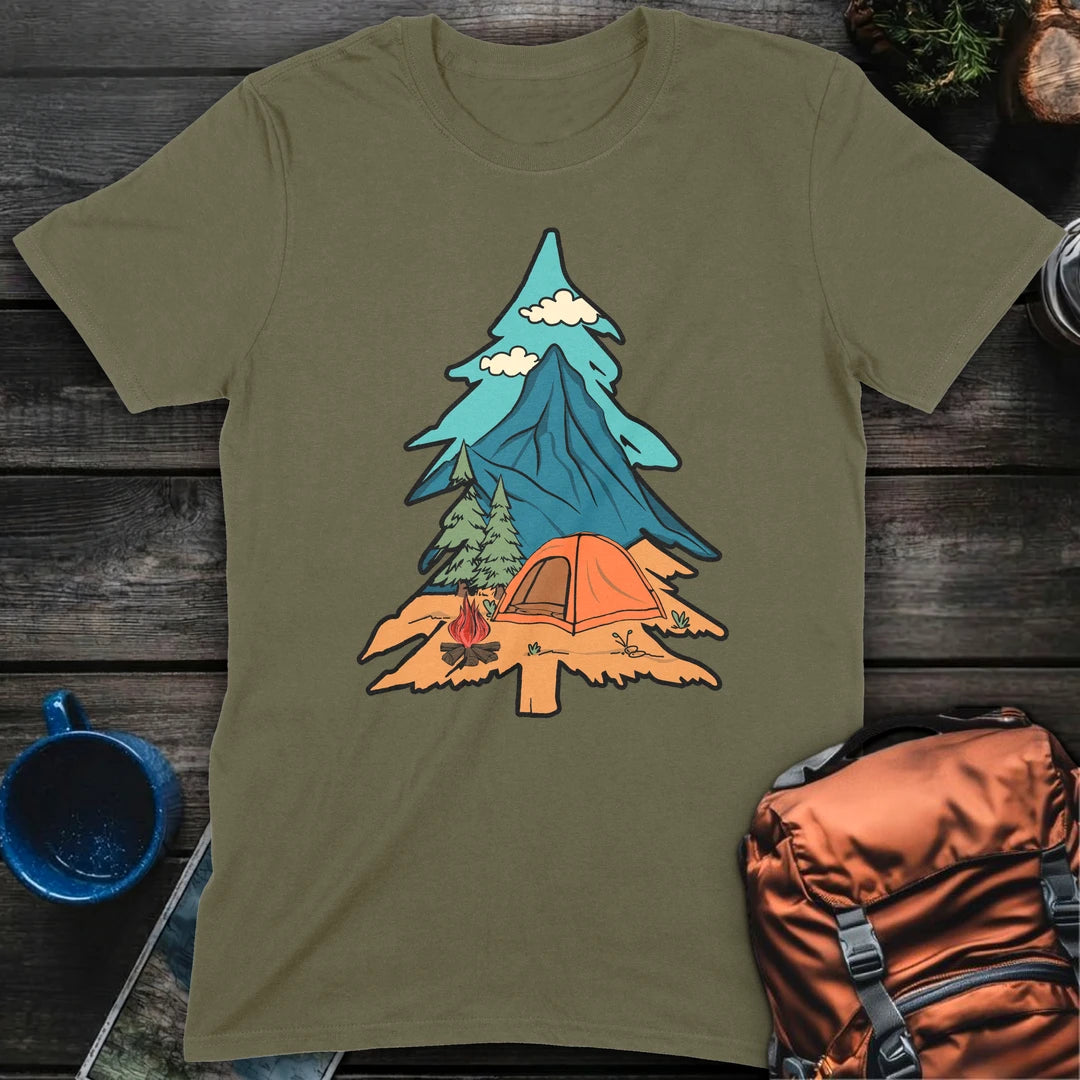 Camping Pine - Military Green