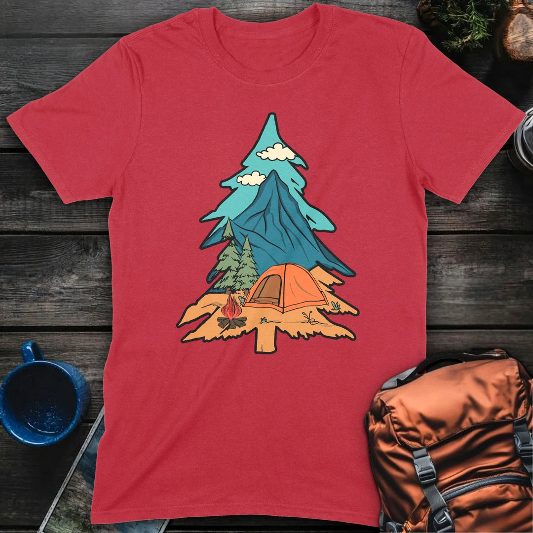Camping Pine - Red