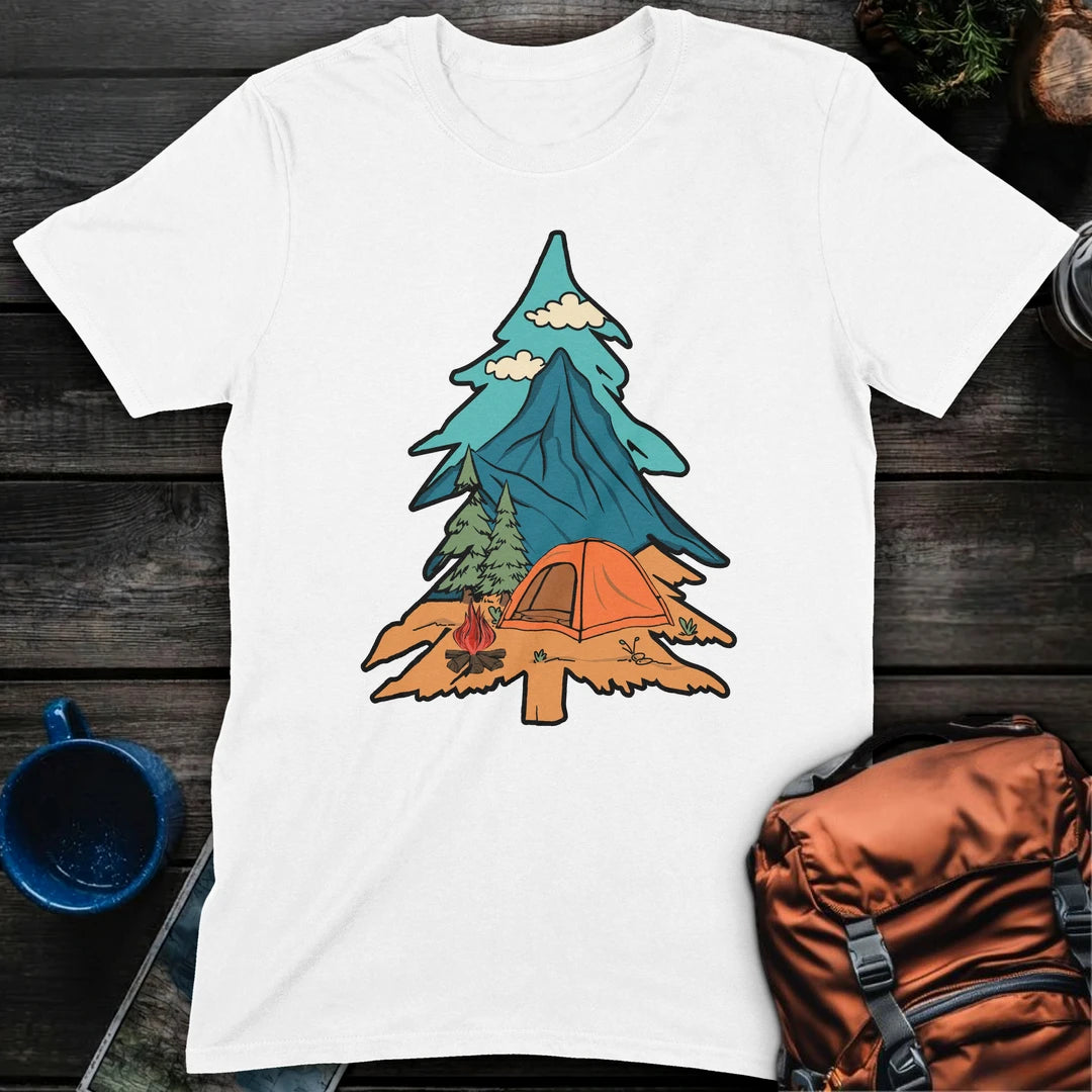 Camping Pine - White