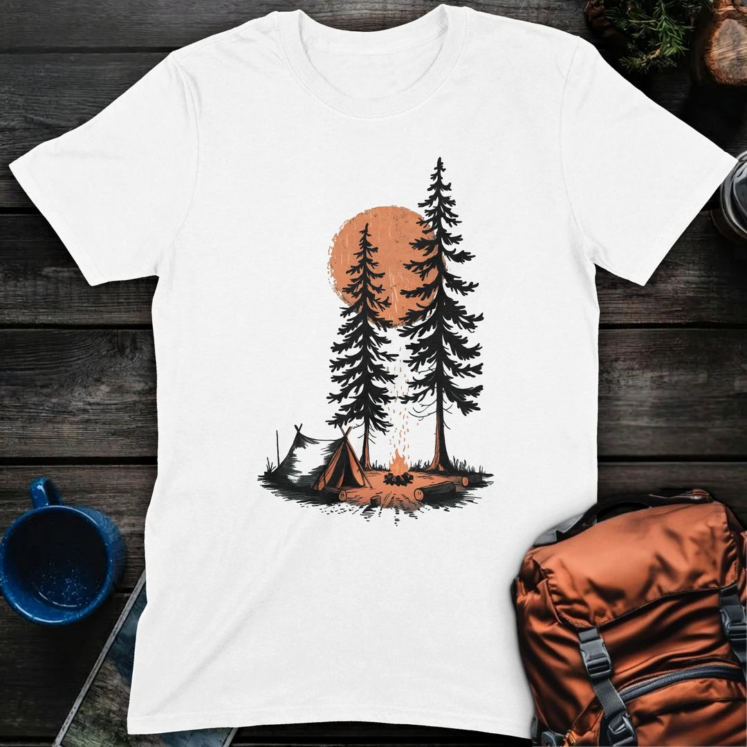 Camping Pines - White