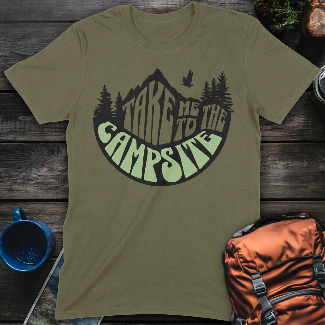 Campsite Adventure - Military Green