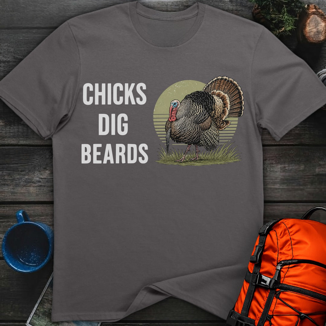Chicks Dig Beards - Charcoal