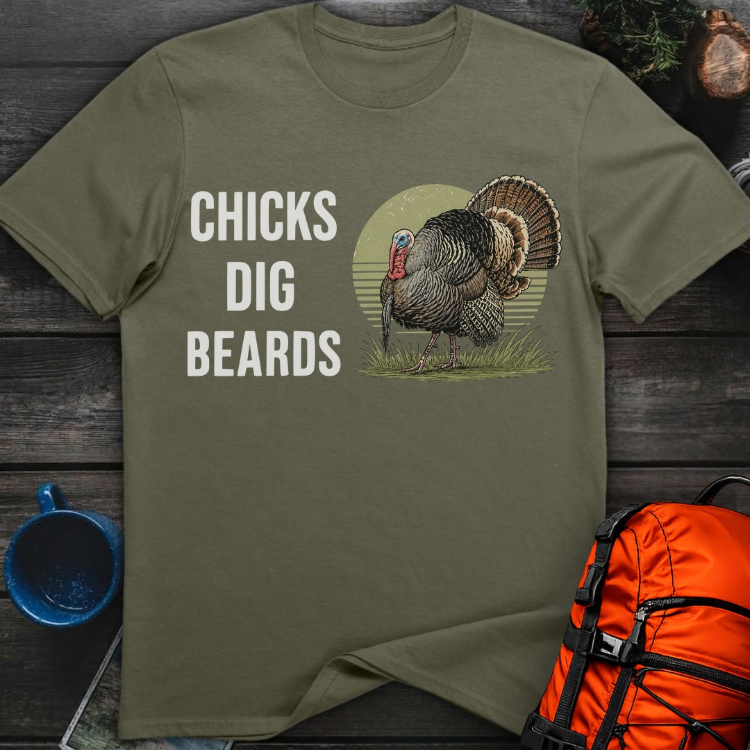 Chicks Dig Beards - Military Green