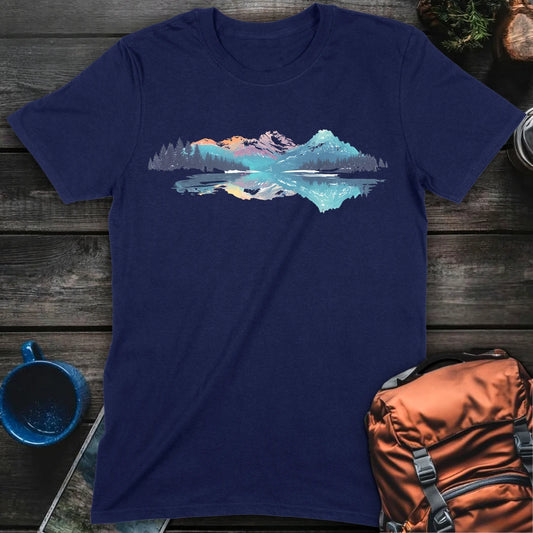 Colored Mountainscape - Navy