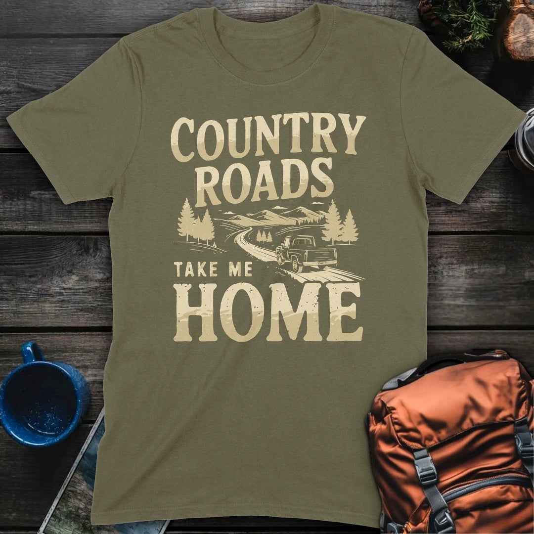 Country Roads - Military Green