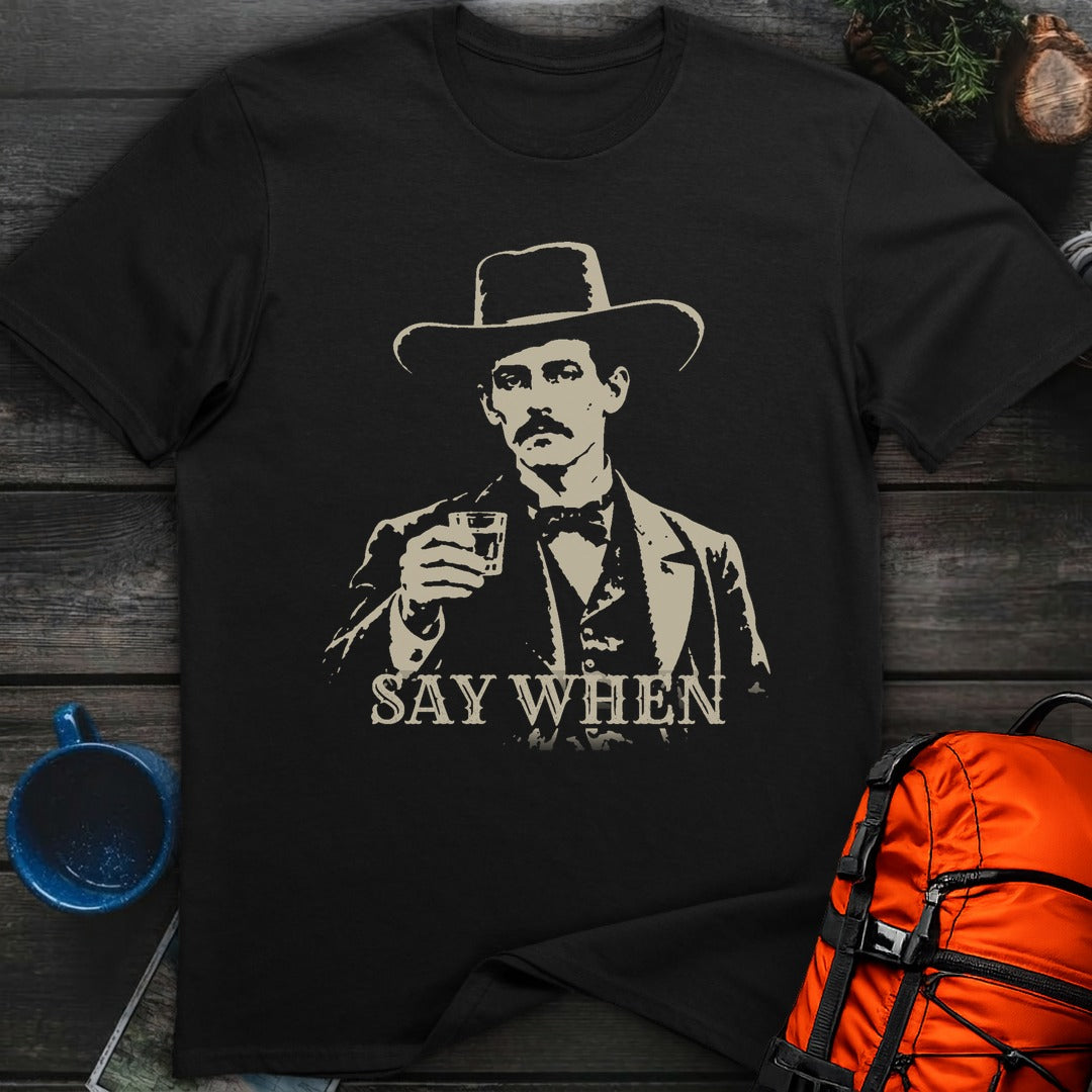 Doc Holliday Say When - Black