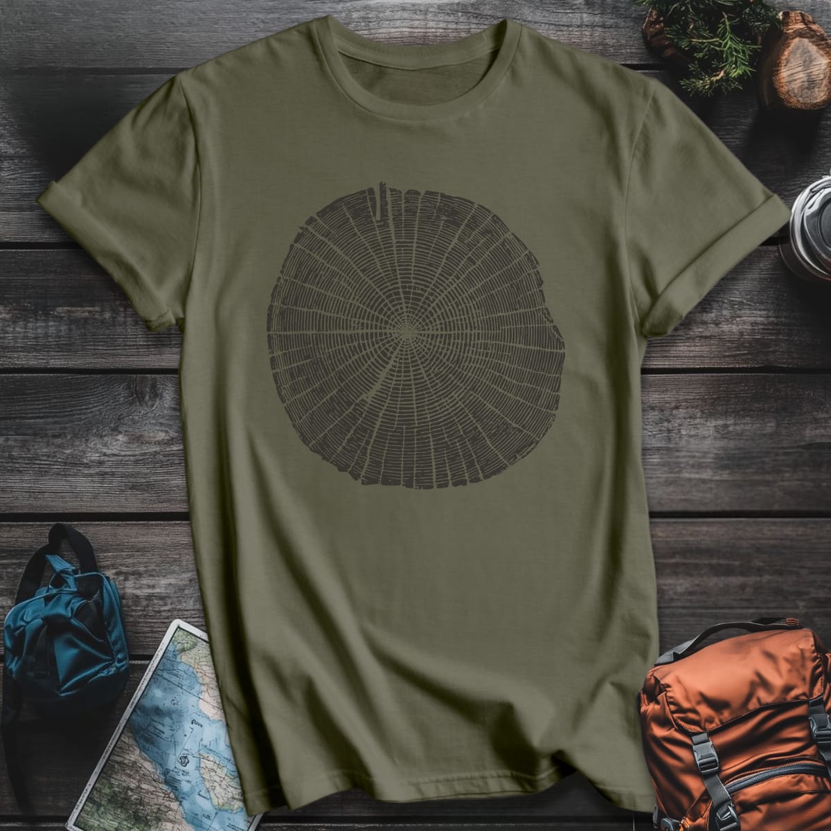 Timber T-Shirt - Military Green variant