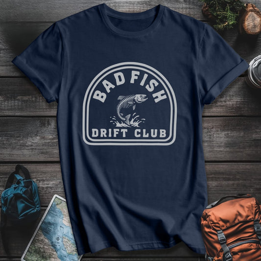 Bad Fish Drift Club T-Shirt - Navy variant