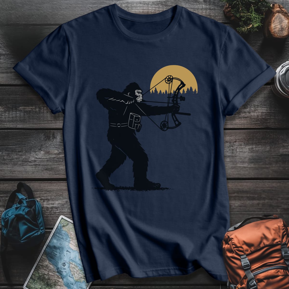 Hunter Sunset T-Shirt - Navy variant