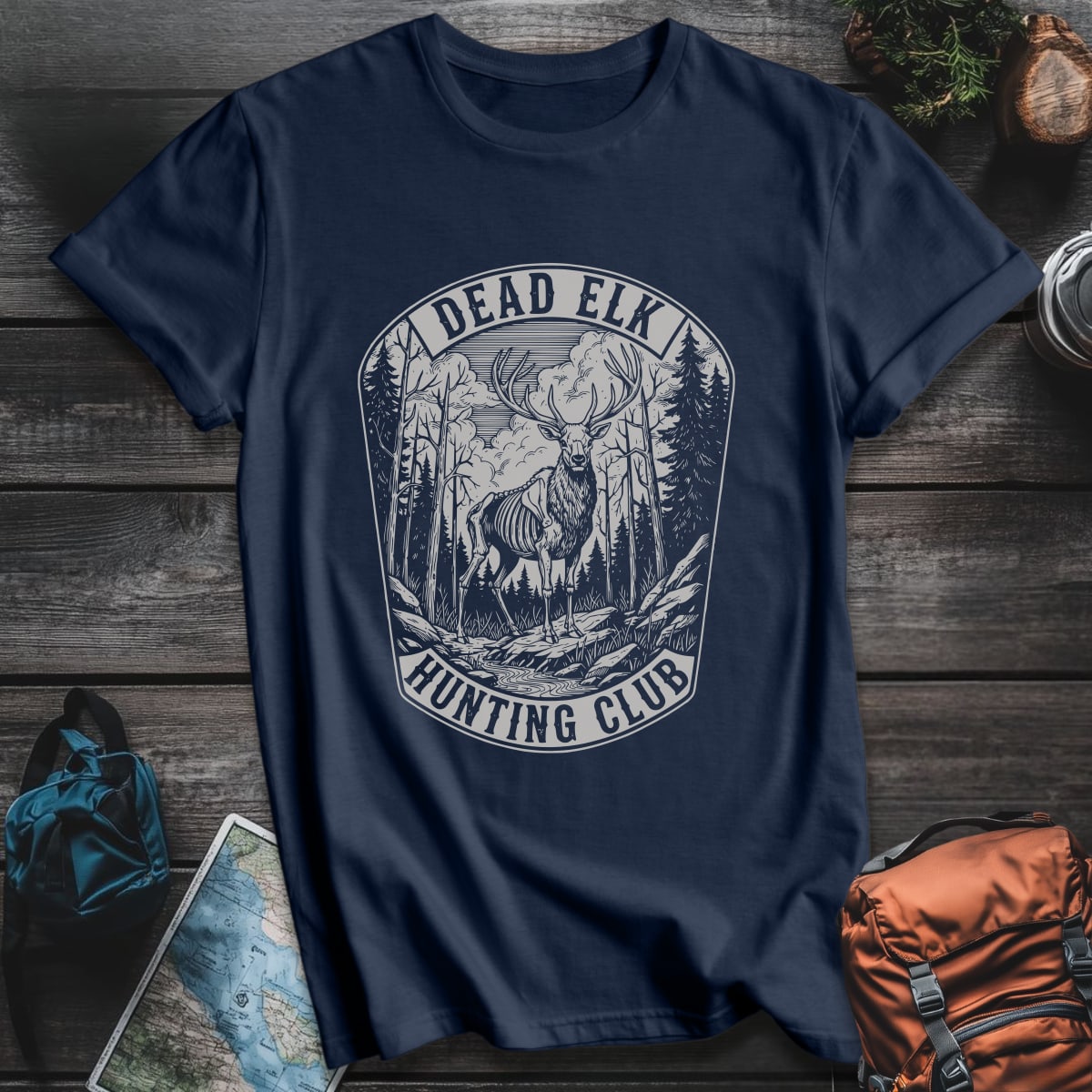 Dead Elk T-Shirt - Navy variant