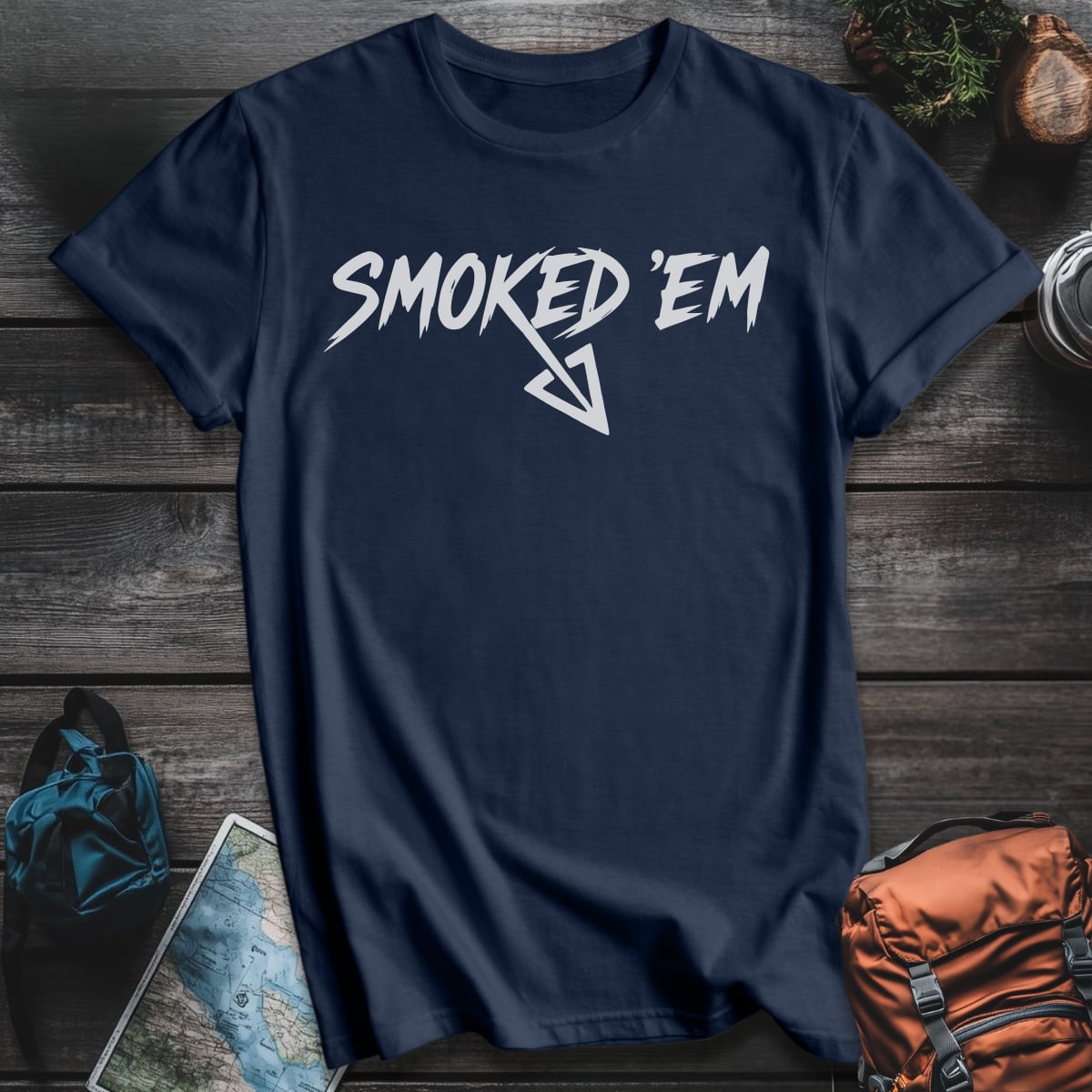Smoked ’Em T-Shirt - Navy variant