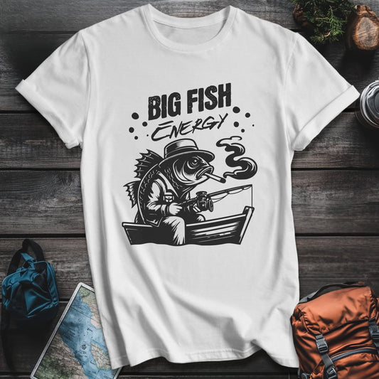 Big Fish Energy T-Shirt - White variant