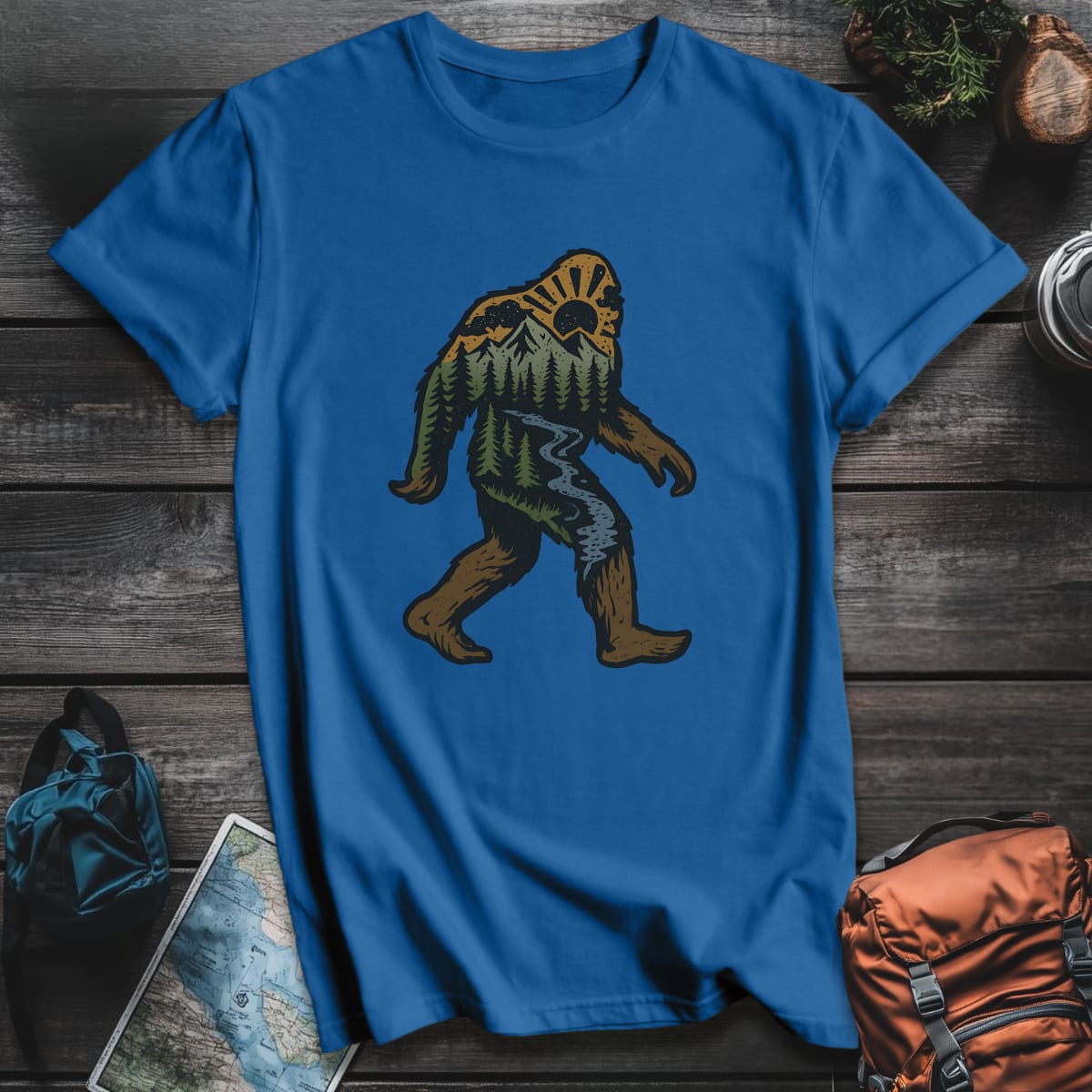 Wilderness Stroll T-Shirt - Royal variant