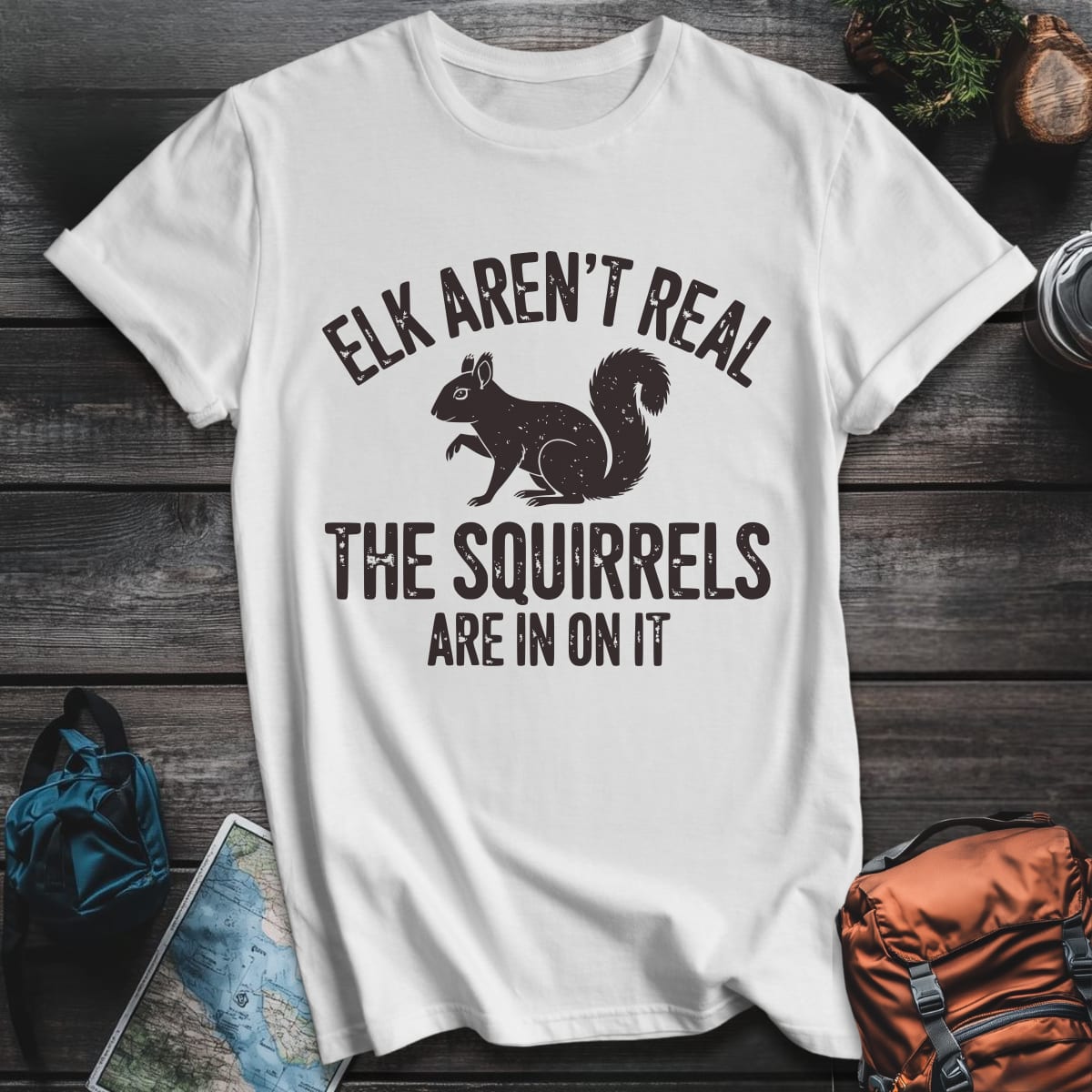 Elk Conspiracy T-Shirt - White variant