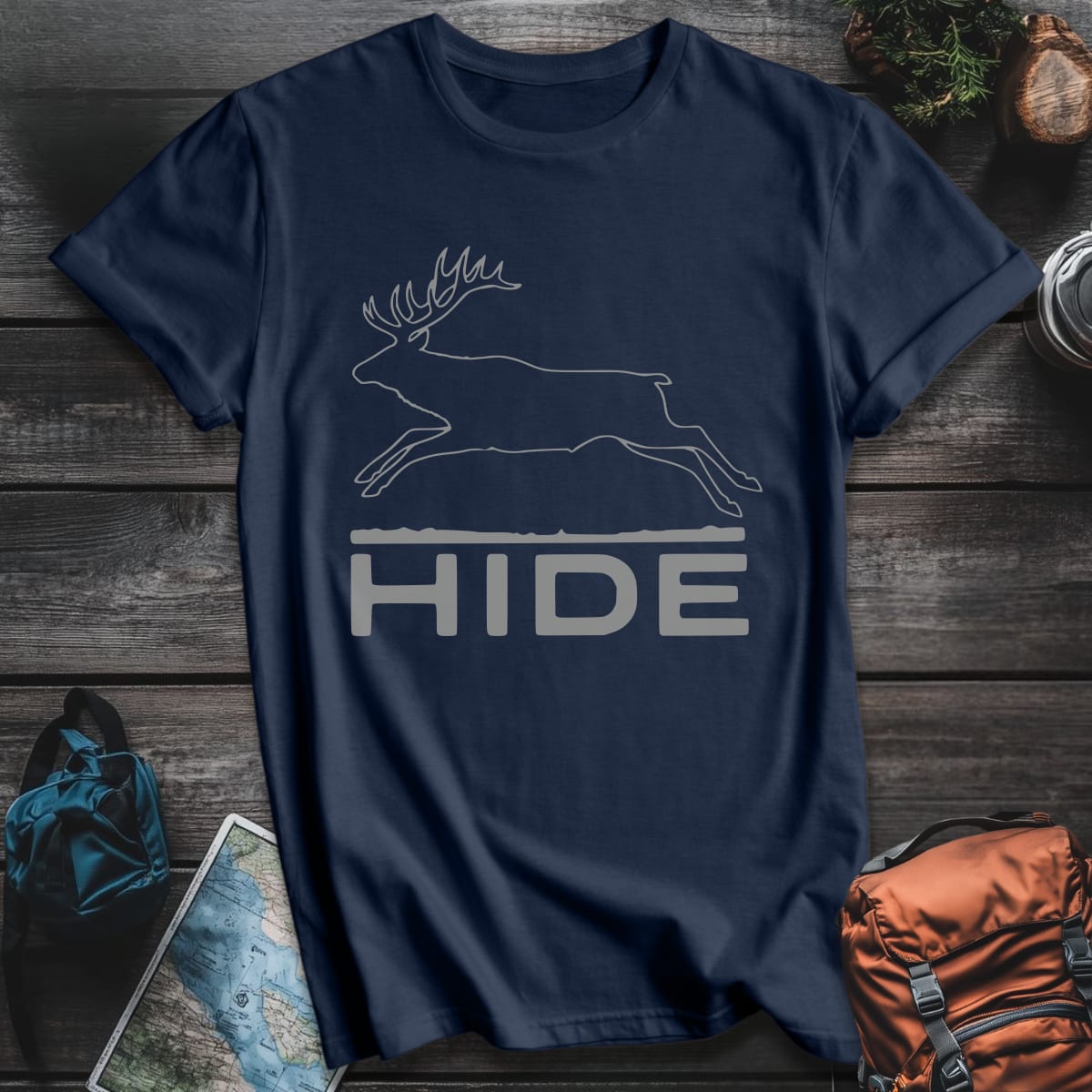 Hide T-Shirt - Navy variant