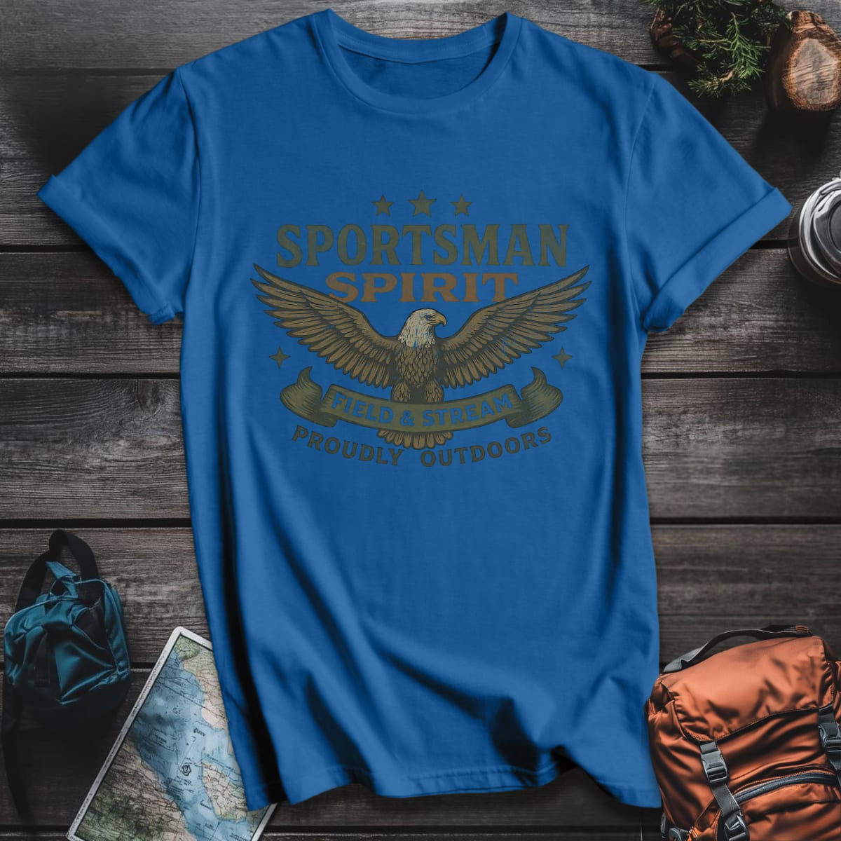 Sportsman Spirit T-Shirt - Royal variant