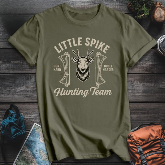 Little Spike Hunter T-Shirt - Military Green variant
