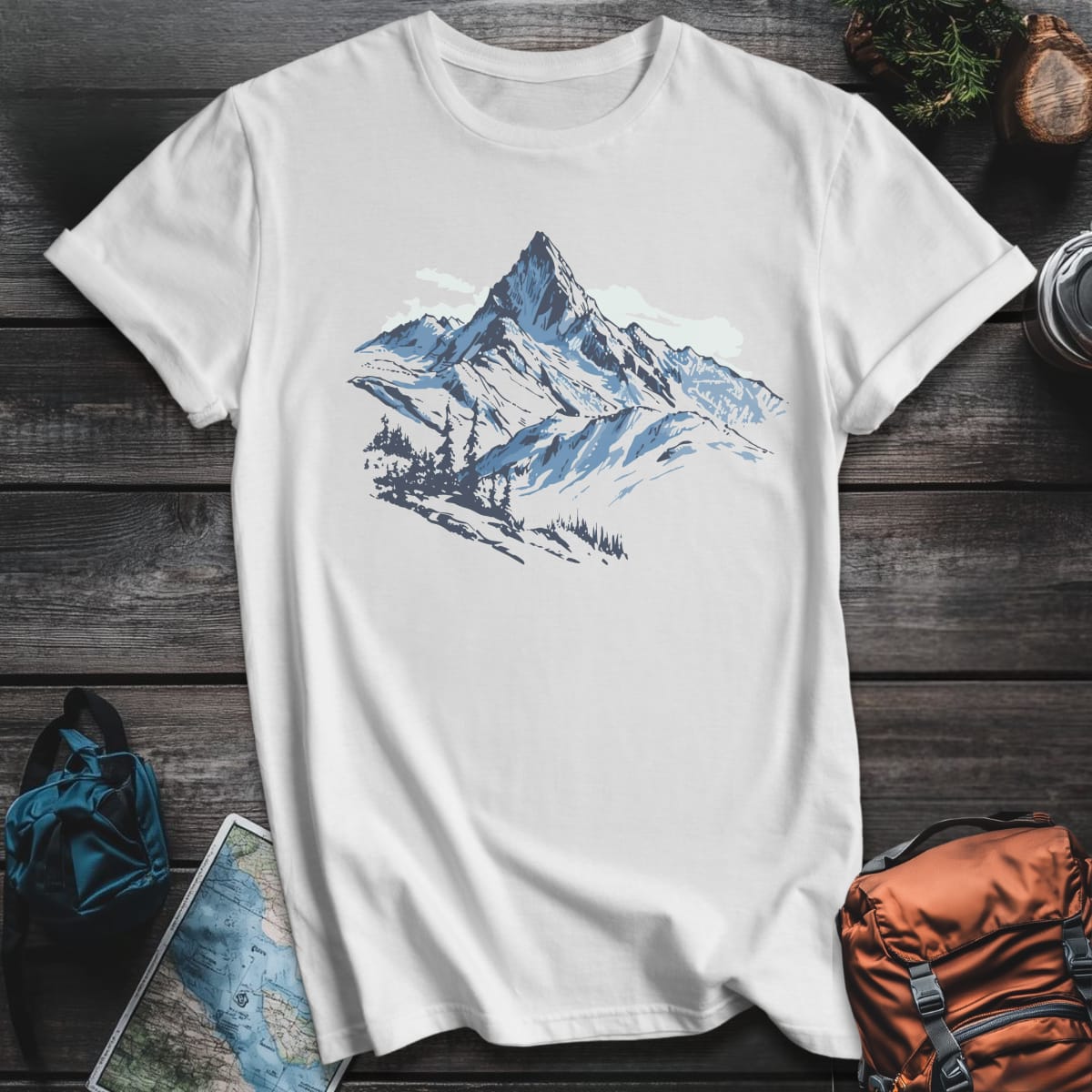 Mountain Majesty T-Shirt - White variant
