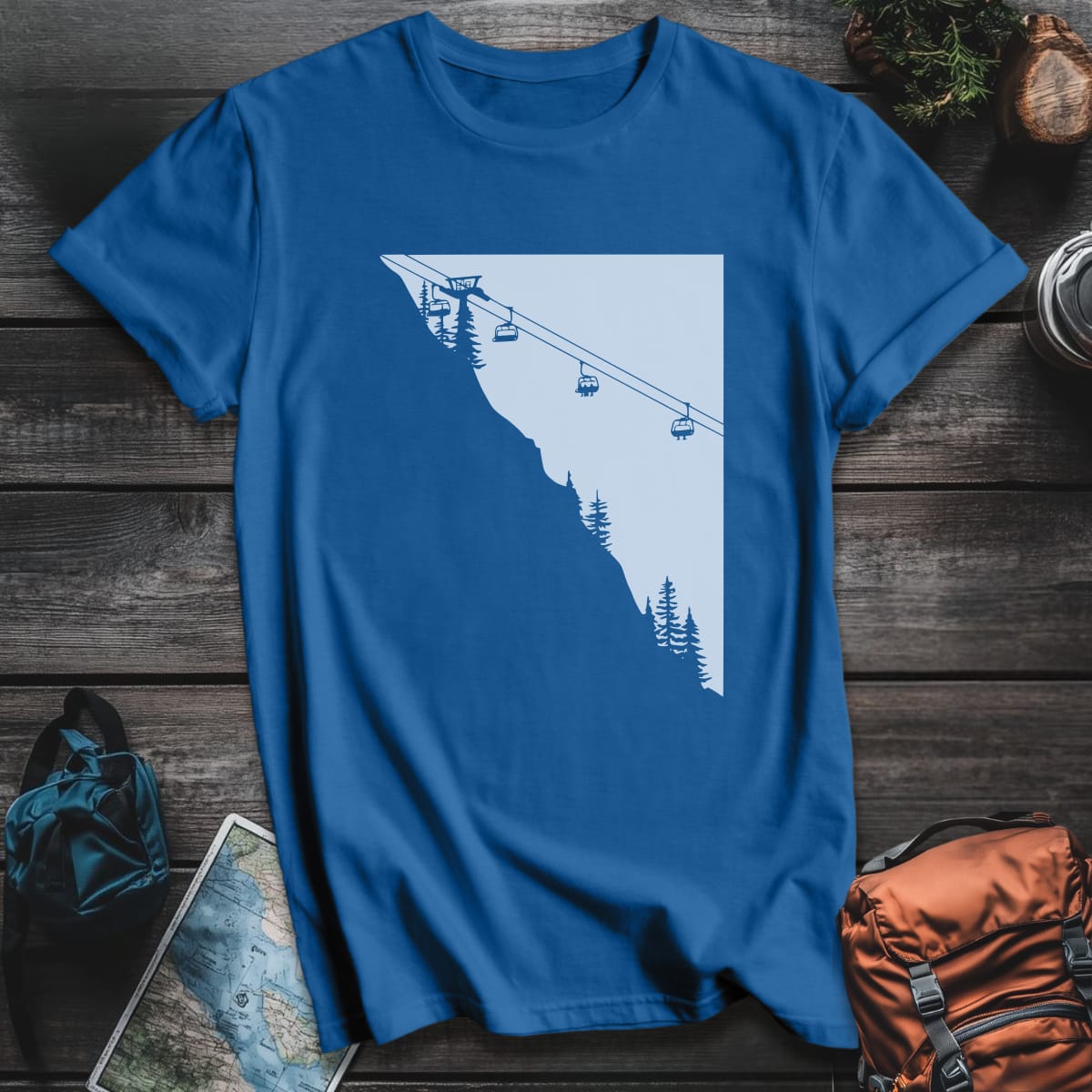 Lift Line T-Shirt - Royal variant