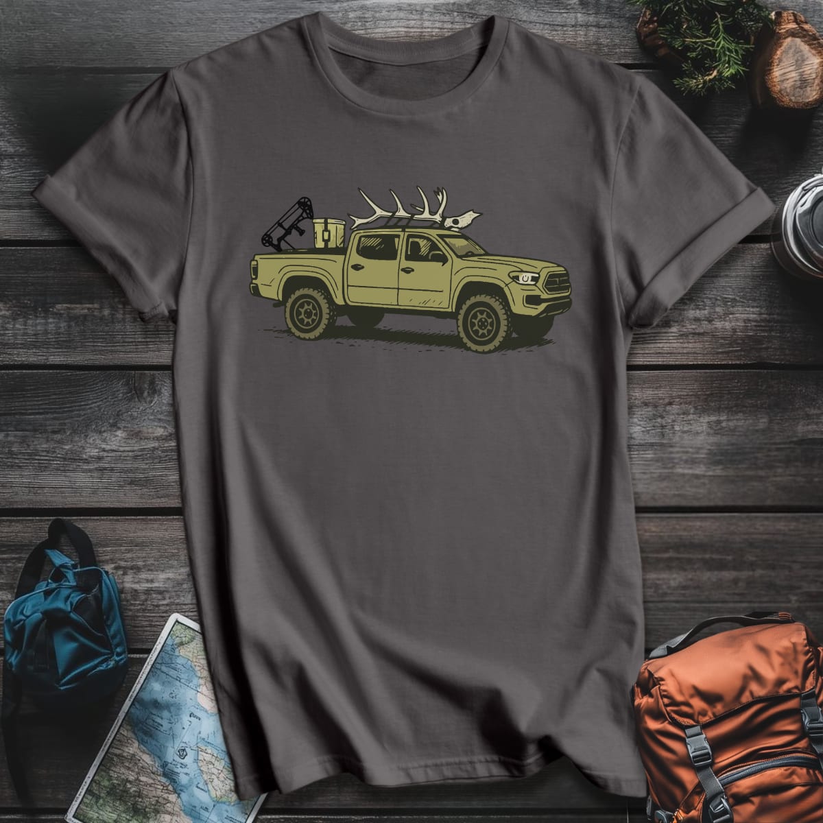Rack 'N Ride T-Shirt - Charcoal variant